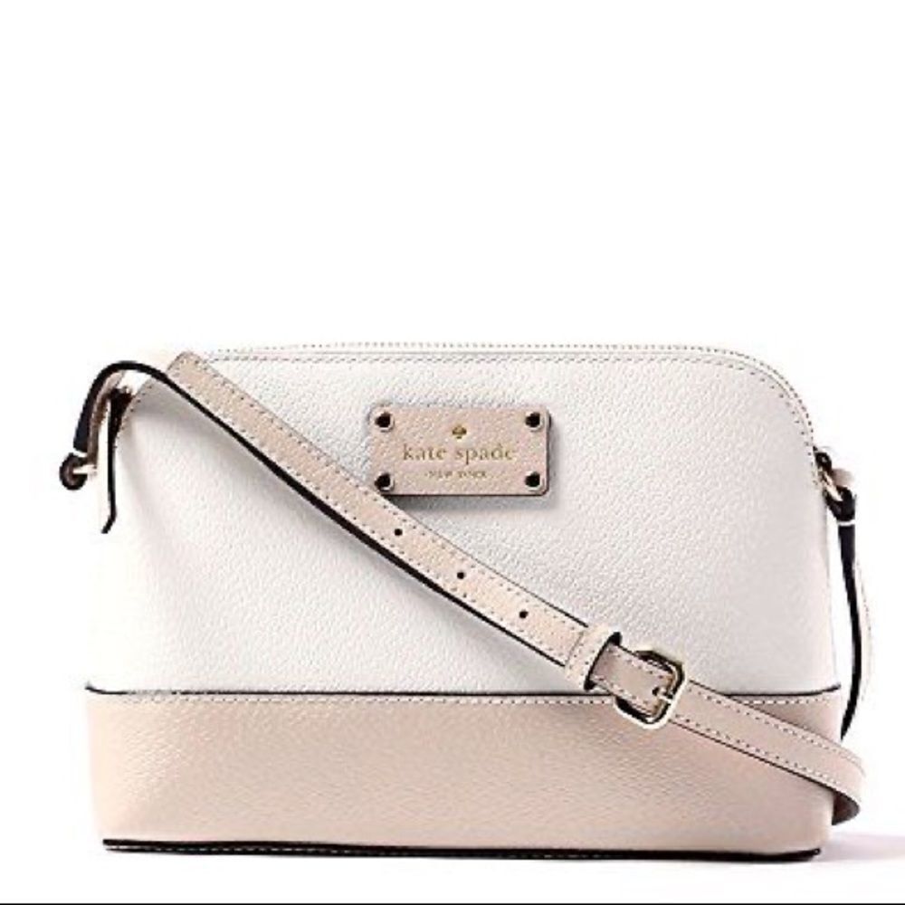 Kate Spade New York Hanna‎ Crossbody Shoulder Bag Peb Cream A27